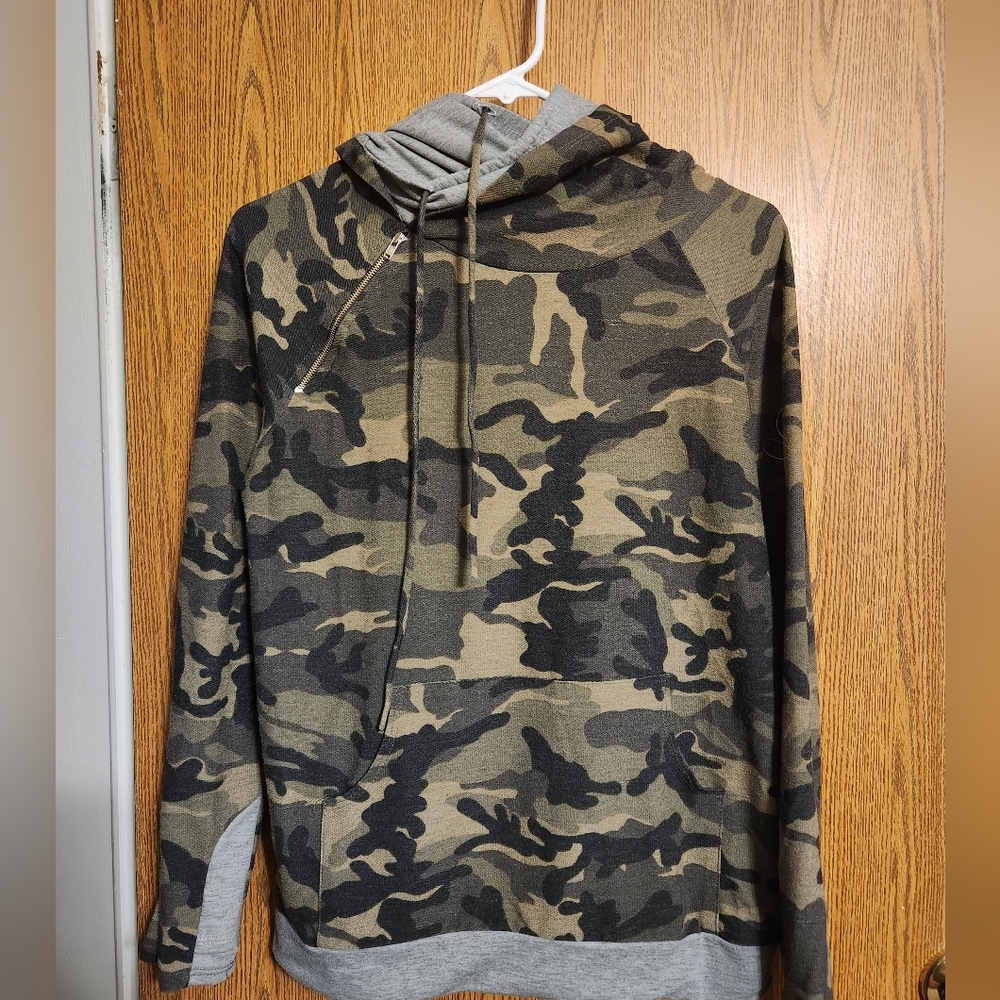 Womans camouflage hoodie